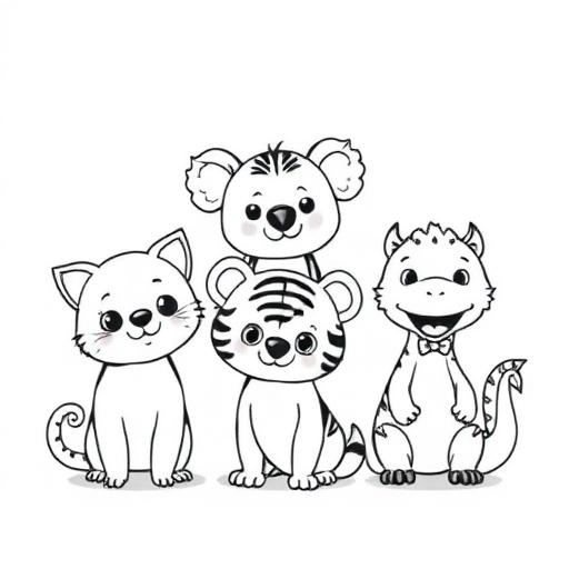 Animal coloring page
